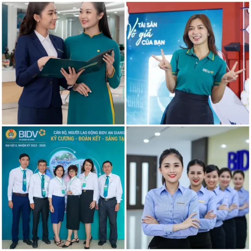 Các thiết kế đồng phục ngân hàng BIDV