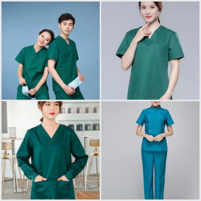 Quần áo Đồng Phục Điều Dưỡng màu xanh lá