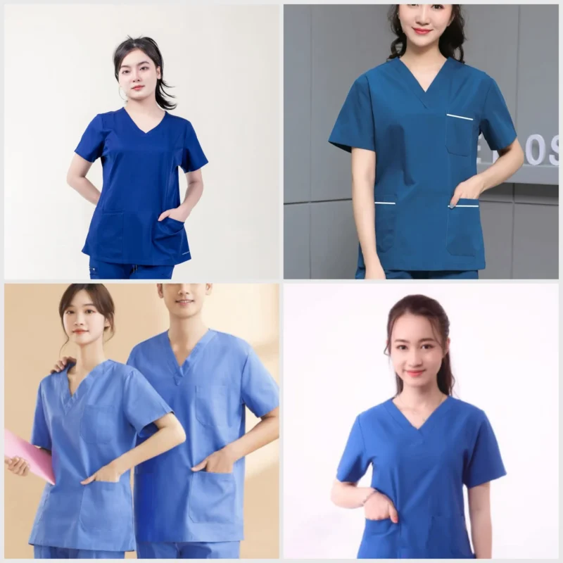 Quần áo Đồng Phục Điều Dưỡng màu xanh