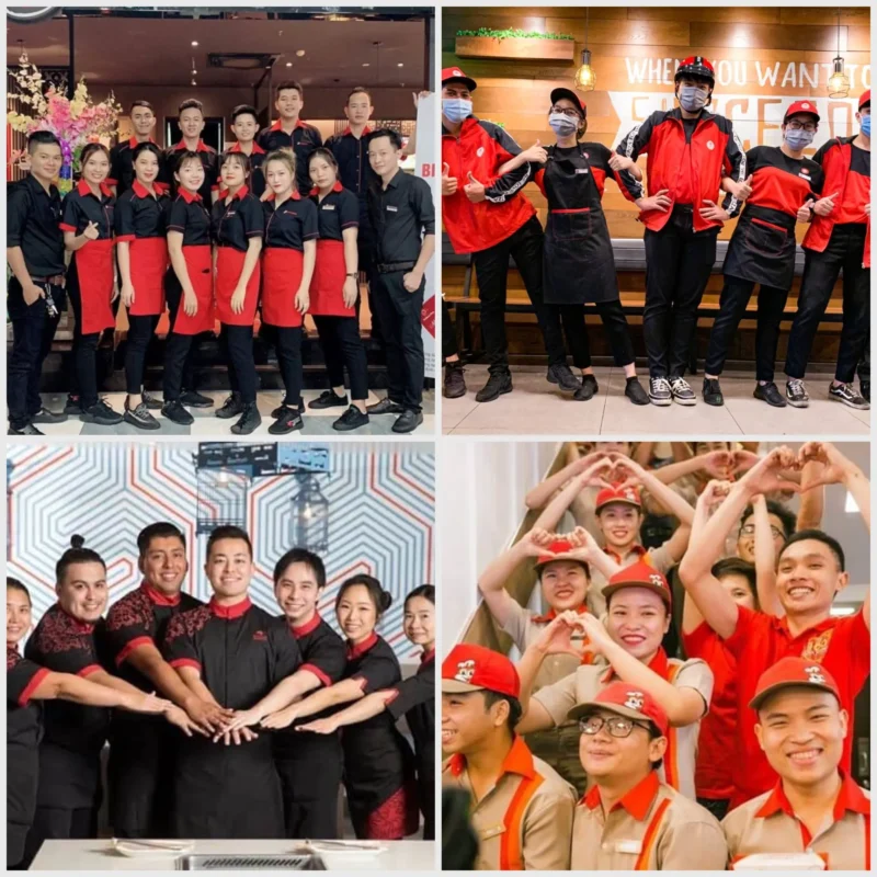 Đồng phục quán ăn lẩu nướng BBQ