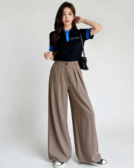 Áo phông đồng phục Vietshirt xanh đen