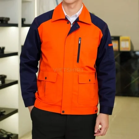 Đồng phục bảo hộ lao động kỹ sư màu cam