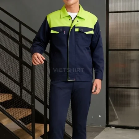 Đồng phục bảo hộ lao động kỹ sư màu xanh lá