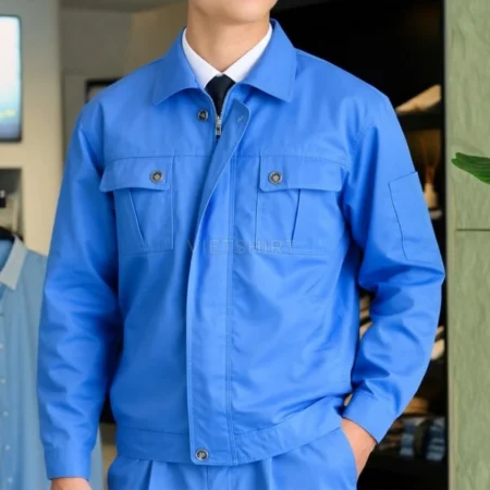 Đồng phục bảo hộ lao động kỹ sư basic màu xanh