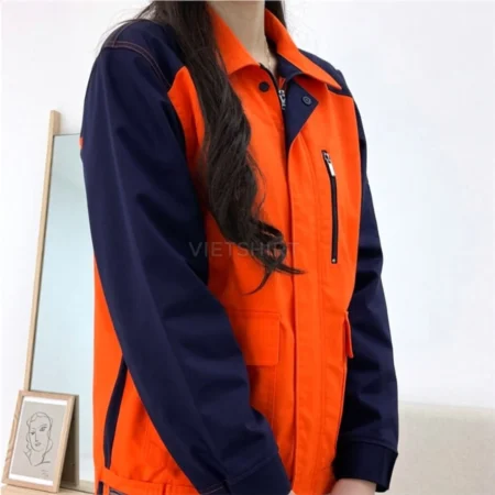 Alternative view of Đồng phục bảo hộ lao động kỹ sư màu cam