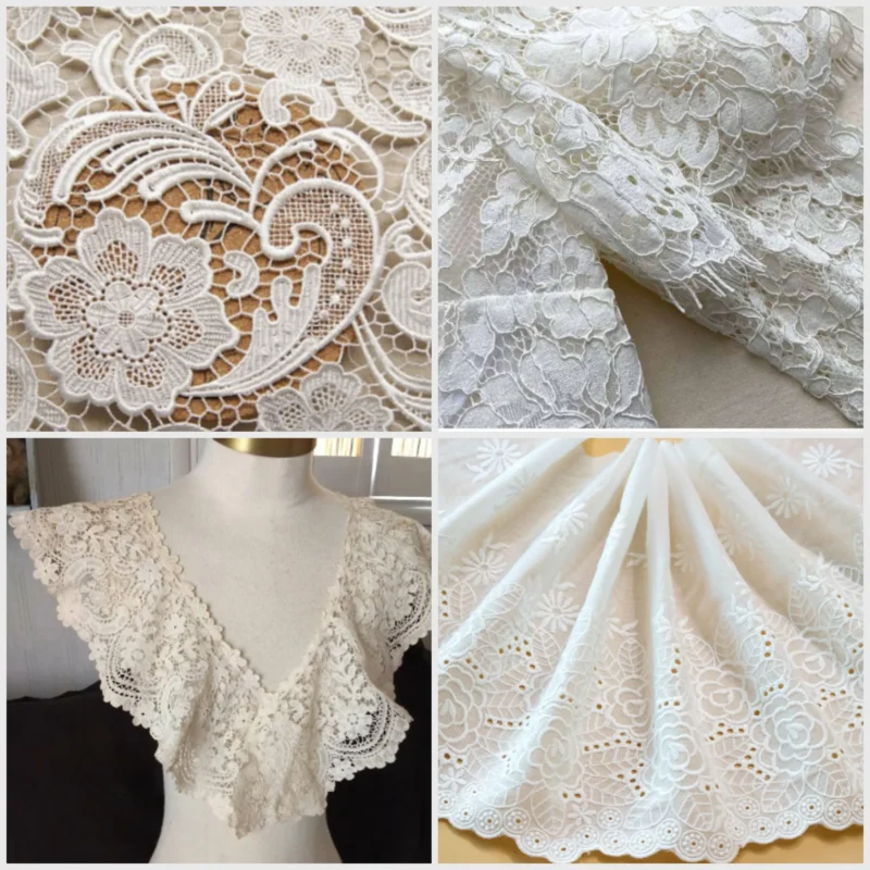 Vải ren may áo dài thời trang